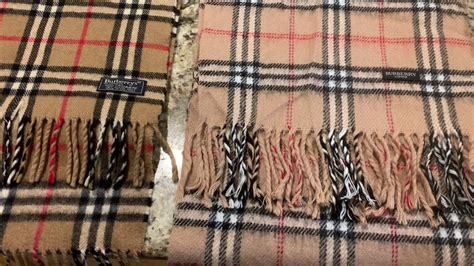 how to tell real burberry scarf|Burberry scarf scam.